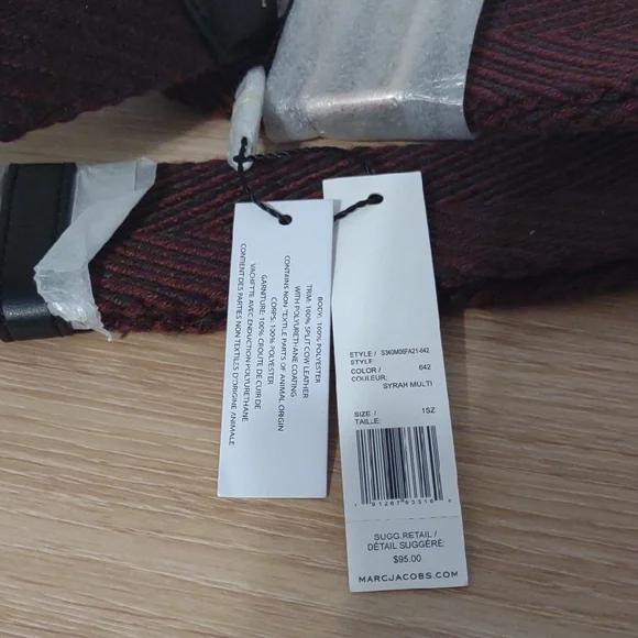 Marc Jacobs Burgundy Bag Strap - Picture 2 of 6